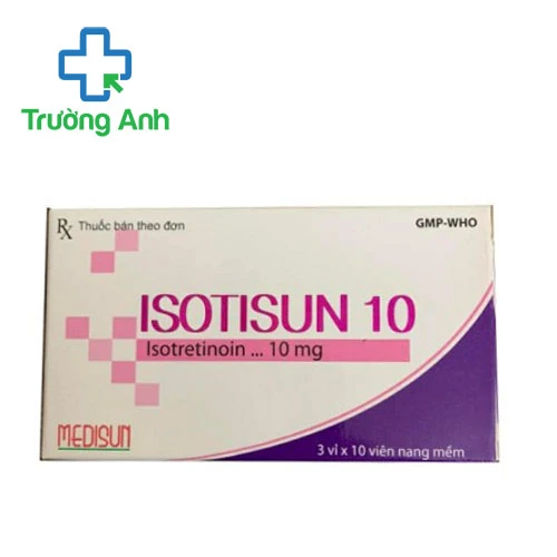 Isotisun 10 Medisun - Thuốc điều trị mụn trứng cá hiệu quả