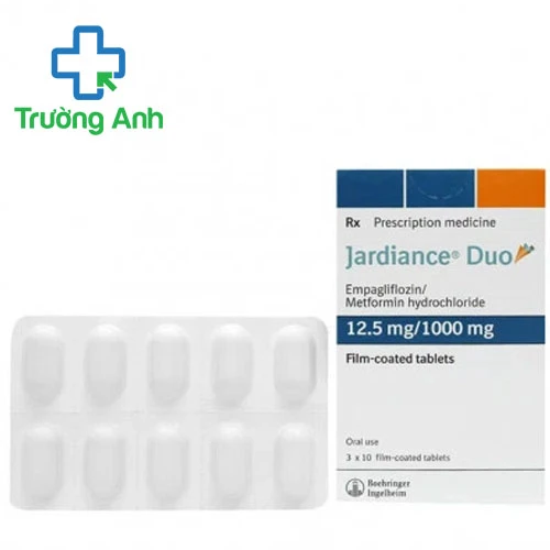 Jardiance Duo 12.5mg/1000mg Boehringer Ingelheim - Thuốc điều trị đái tháo đường