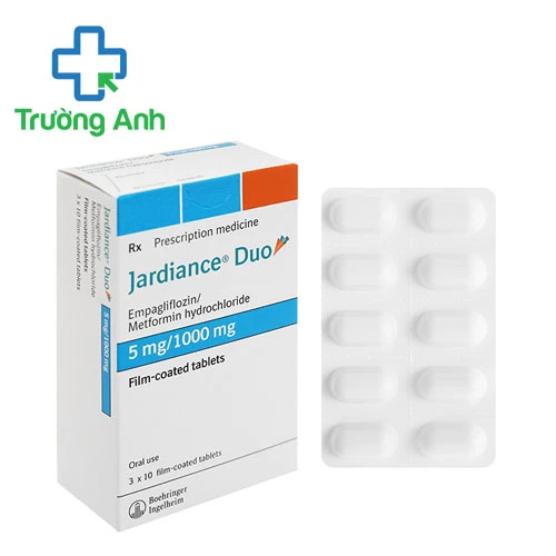 Jardiance Duo 5mg/1000mg Boehringer Ingelheim - Thuốc điều trị đái tháo đường
