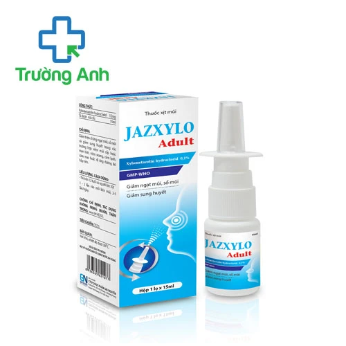 Jazxylo Adult 15ml GN Pharma - Thuốc xịt mũi giúp giảm ngạt mũi, sổ mũi hiệu quả
