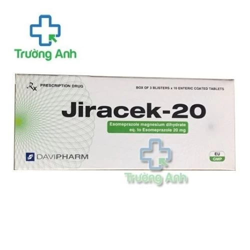Jiracek - 20 Davipharm - Thuốc điều trị trào ngược dạ dày thực quản