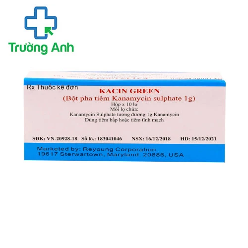 KACIN GREEN - Thuốc chống nhiễm khuẩn hiệu quả của Reyoung