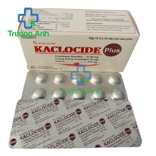Kaclocide plus Khapharco - Thuốc phòng ngừa hình thành cục máu đông