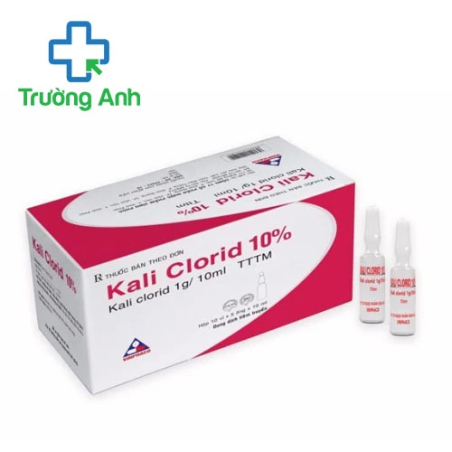Kali Clorid 10% 1g/10ml Vinphaco - Thuốc điều trị giảm kali huyết hiệu quả