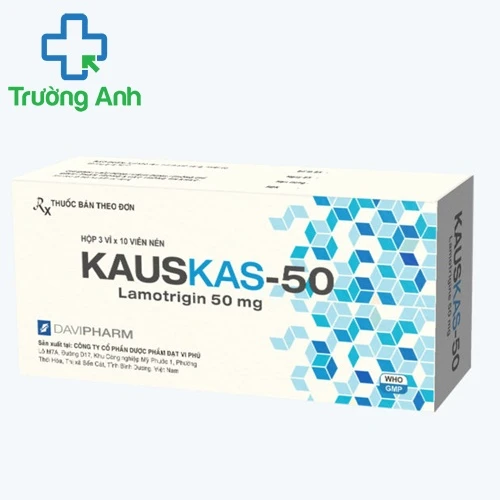 Kauskas-50 - Thuốc điều trị bệnh động kinh hiệu quả của Davipharm