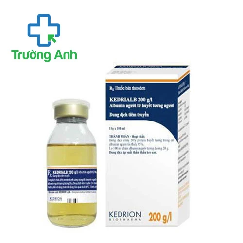 Kedrialb 200g/l 100ml - Thuốc điều chỉnh và duy trì thể tích máu tuần hoàn hiệu quả
