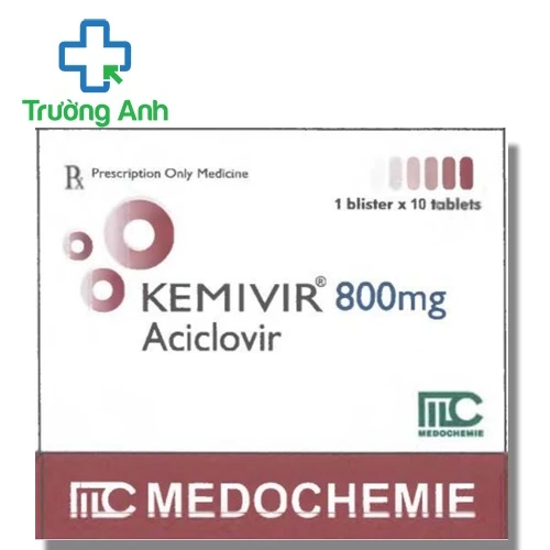 Kemivir 800mg - Thuốc điều trị thủy đậu hiệu quả của CH Síp