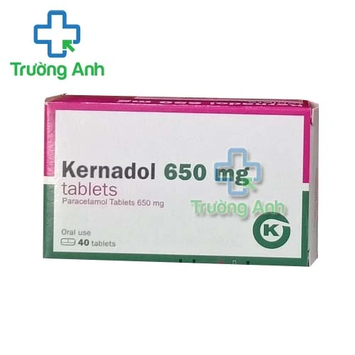 Kernadol 650mg Tablets Kern - Thuốc giảm đau, hạ sốt hiệu quả