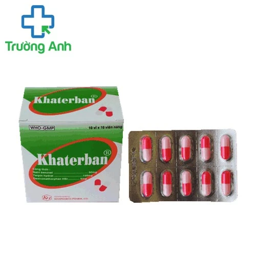 Khaterban Khapharco (viên nang) - Thuốc trị ho hiệu quả