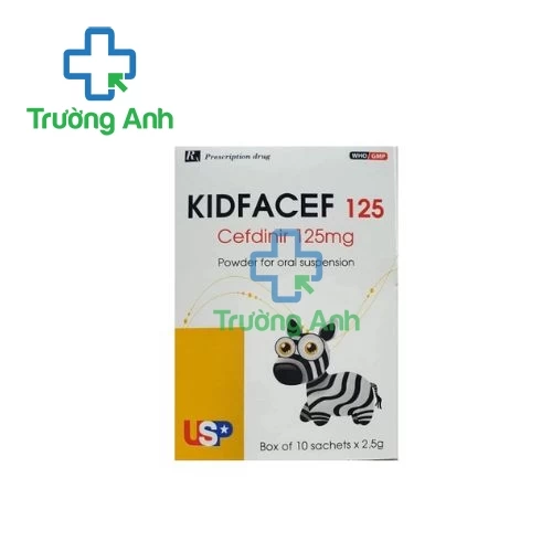 Kidfacef 125 US Pharma USA - Thuốc điều trị nhiễm khuẩn hiệu quả