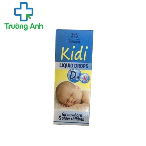 Kidi D3 + K - Giúp xương trẻ chắc khỏe hiệu quả của Ba Lan