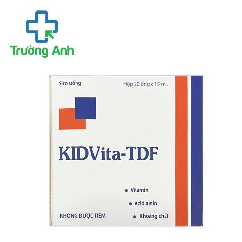 Kidvita-TDF 15ml Hà Nam - Thuốc bổ sung vitamin và acid amin cho cơ thể