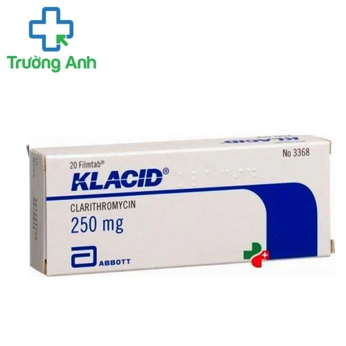 Klacid 250mg - Thuốc kháng sinh trị bệnh hiệu quả của Anh
