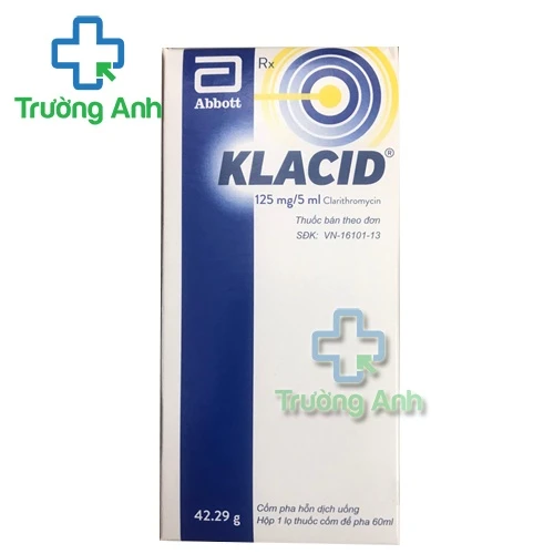 Klacid 125mg/5ml - Thuốc điều trị nhiễm khuẩn hiệu quả của Indonesia