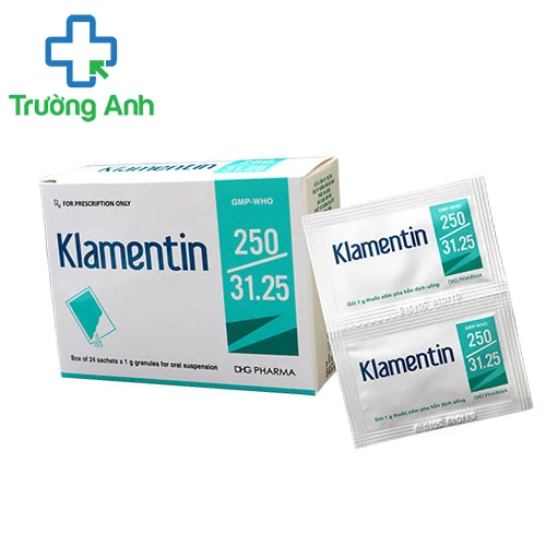 Klamentin 250/31.25 (cốm) - Thuốc điều trị nhiễm khuẩn hiệu quả của DHG