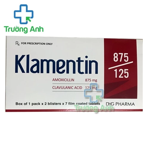 Klamentin 875/125 - Thuốc điều trị nhiễm khuẩn hiệu quả