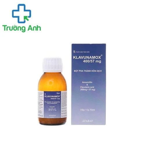Klavunamox 400/57 mg - Thuốc điều trị nhiễm khuẩn nặng hiệu quả của Thổ Nhĩ Kỳ