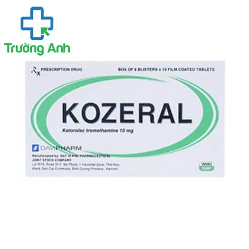KOZERAL -  Thuốc giảm đau hiệu quả của Davipharm