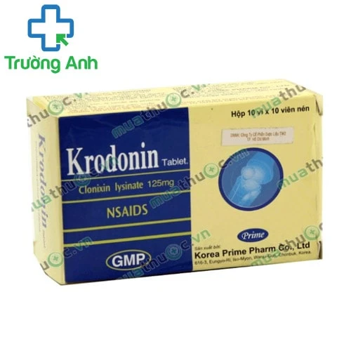Krodonin 125mg - Thuốc giúp giảm đau cơ, khớp hiệu quả