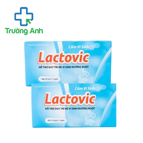 Lactovic (Hộp 30 gói) V-Biotech - Hỗ trợ cân bằng hệ vi sinh đường ruột