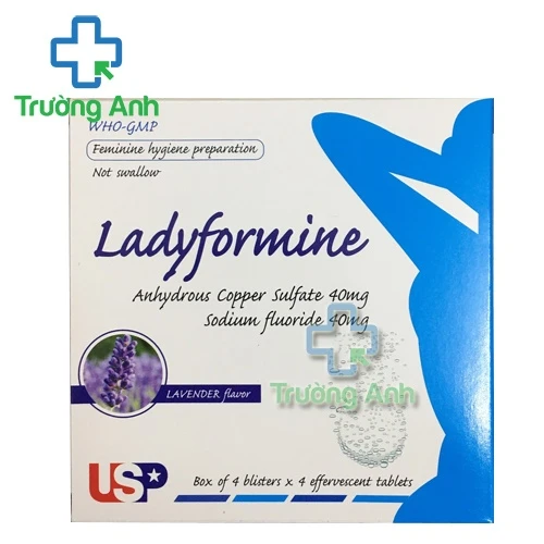 Ladyformine - Viên nén sủi bọt vệ sinh phụ nữ