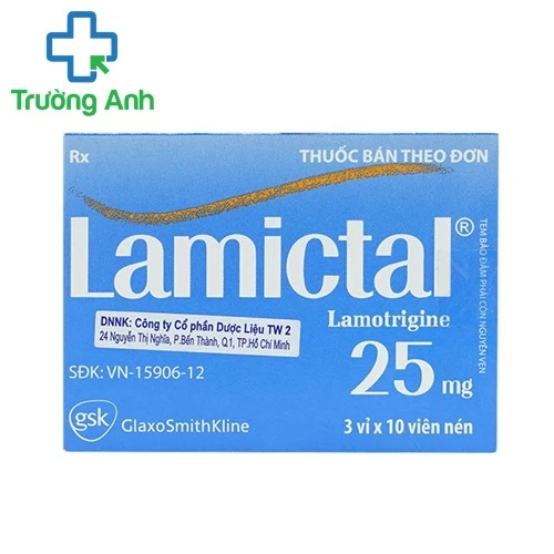 Lamictal 25mg - Thuốc hỗ trợ trị động kinh