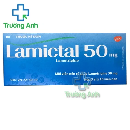 Lamictal 50mg - Thuốc hỗ trợ trị bệnh động kinh
