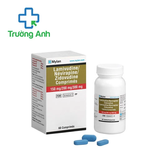 Lamivudine/Nevirapine/Zidovudine 150mg/200mg/300mg Mylan - Thuốc điều trị phơi nhiễm HIV 