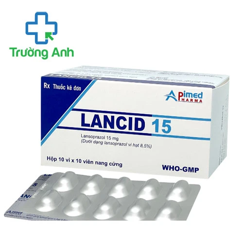 Lancid 15 Apimed - Thuốc điều trị loét dạ dày tá tràng hiệu quả