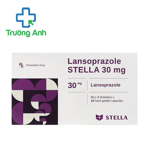 Lansoprazole Stella 30mg - Thuốc điều trị loét dạ dày tá tràng