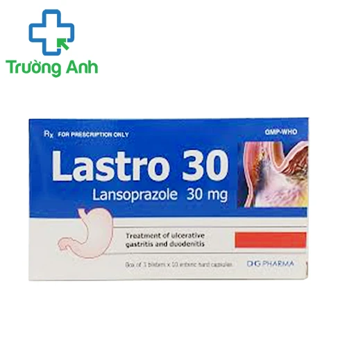 Lastro 30 - Thuốc điều trị loét dạ dày tá tràng hiệu quả của DHG