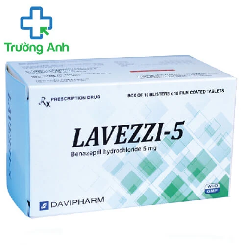 LAVEZZI-5 - Thuốc điều trị bệnh tăng huyết áp hiệu quả của Davipharm