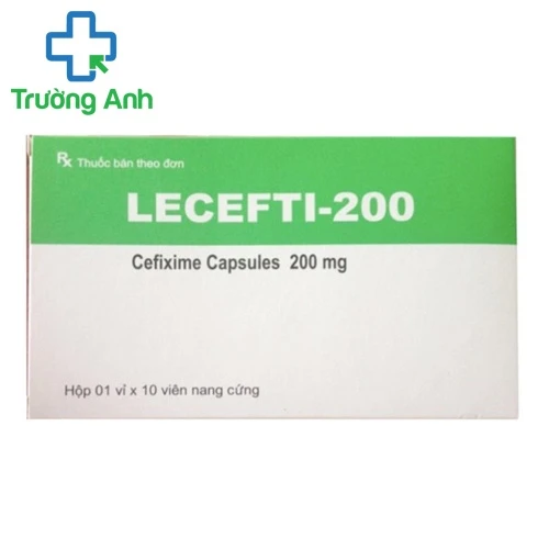 Lecefti 200mg - Thuốc điều trị viêm nhiễm hiệu quả của Ân Độ