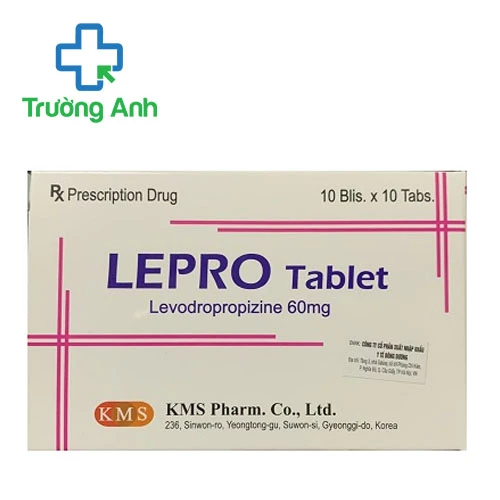 Lepro Tablet 60mg KMS Pharm - Thuốc điều trị ho hiệu quả
