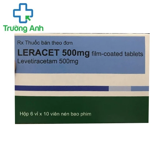 Leracet 500mg Film-coated tablets - Thuốc điều trị động kinh hiệu quả