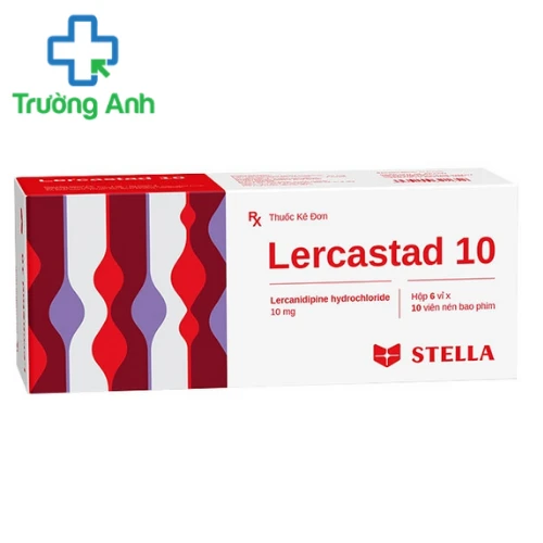 Lercastad 10 Stella - Thuốc điều trị tăng huyết áp hiệu quả