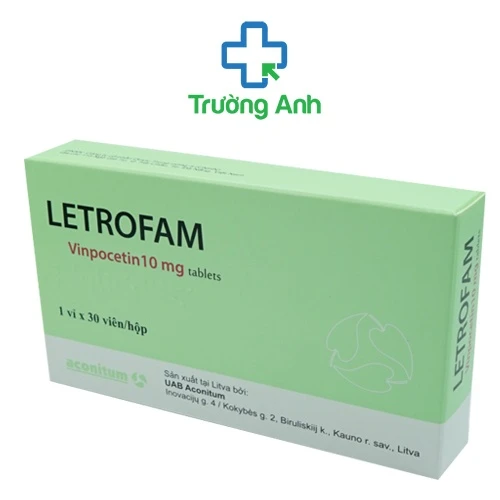 Letrofam - Giúp điều trị rối loạn tuần hoàn máu não hiệu quả của Litva
