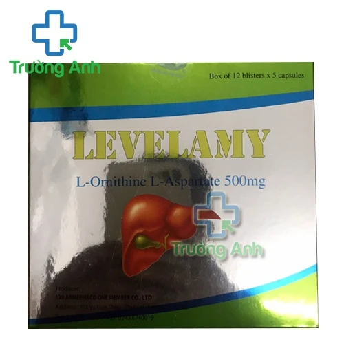 Levelamy 500mg (viên) - Giúp hỗ trợ điều trị bệnh gan hiệu quả của Armephaco