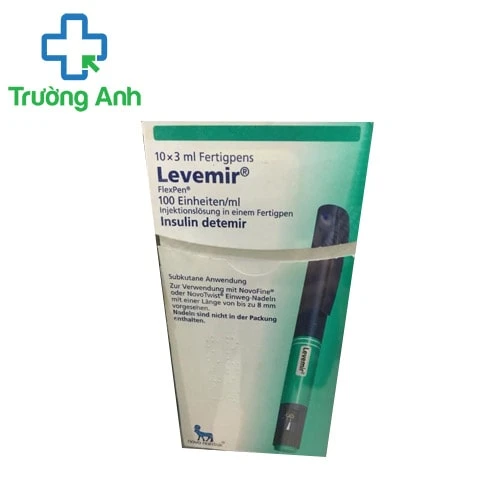 LEVEMIR FLEXPEN 100IU/ML 3ML - Thuốc điều trị bệnh đái tháo đường hiệu quả của Đan Mạch