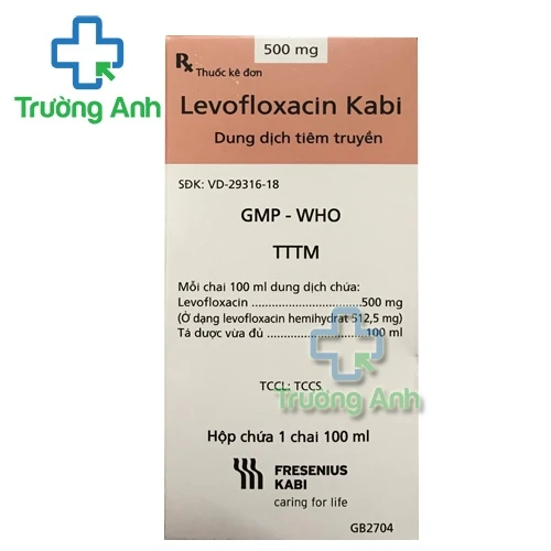 Levofloxacin Kabi Inj - Thuốc điều trị nhiễm khuẩn hiệu quả