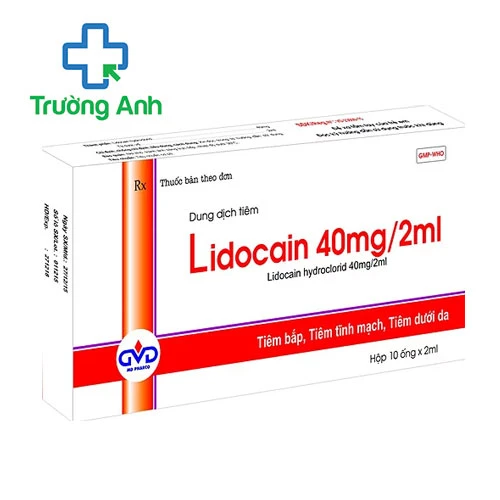 Lidocain 40mg/ 2ml MD Pharco - Thuốc gây tê hiệu quả