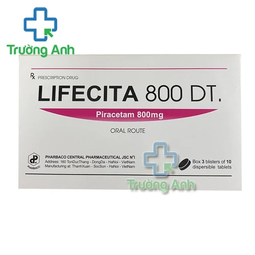 Lifecita 800 DT. - Thuốc điều trị thần kinh hiệu quả của Pharbaco 