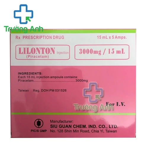 Lilonton injection  3000mg/15ml - Thuốc điều trị các tổn thương ở não hiệu quả của Taiwan