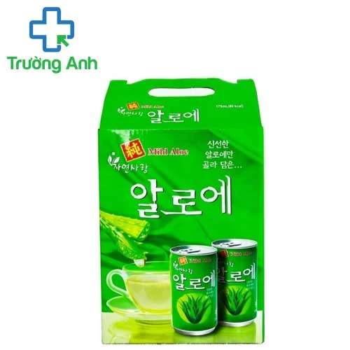 Lô Hội lon - Mild Aloe - Giúp giải khát, thanh nhiệt hiệu quả của Hàn Quốc