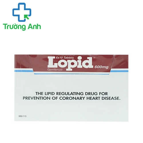 Lopid 600mg - Thuốc trị rối loạn lipid hiệu quả của Thái Lan
