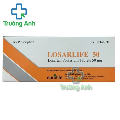 Losarlife 50 - Thuốc điều trị tăng huyết áp hiệu quả của Ấn Độ