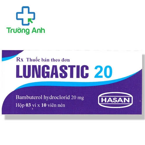 Lungastic 20 - Thuốc điều trị hen suyễn hiệu quả của Hasan