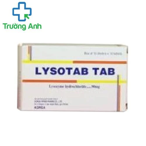 Lysotab Tab 90mg - Thuốc điều trị viêm phổi, viêm xoang hiệu quả của Hàn Quốc