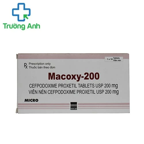 Macoxy 200mg - Thuốc kháng sinh điều trị nhiễm khuẩn hiệu quả