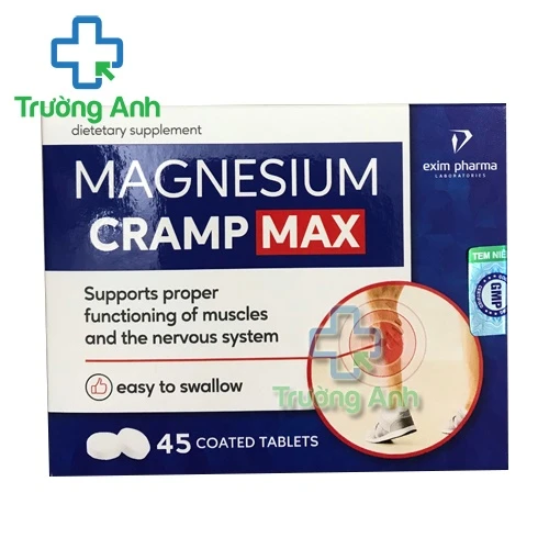 Magnesium Cramp Max - Viên uống phòng chống co cơ, chuột rút hiệu quả 